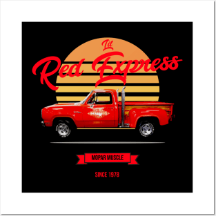 LIL RED EXPRESS DOGE TRUCK T-SHIRT Posters and Art